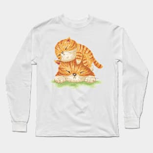 Tabby cat Family Long Sleeve T-Shirt